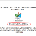 NACTVET Udahili wa Vyuo 2025/2026 (Vyuo vya Afya na Vingine)