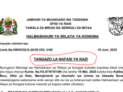 Nafasi Za Kazi Halmashauri Ya Wilaya Ya Kongwa Juni, 2025 Nafasi Za Kazi Halmashauri Ya Wilaya Ya Kongwa Juni, 2025