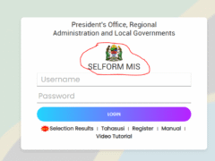 Combination Form Five TAMISEMI Selform jisajili online Combination Form Five TAMISEMI Selform jisajili online