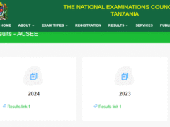 Matokeo Ya Kidato Cha Sita 2025 | Form Six Results 2025/2026 Matokeo Ya Kidato Cha Sita 2025 | Form Six Results 2025/2026