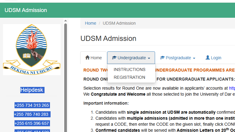 Udsm Math Waliochaguliwa UDSM Selected Applicants 2025-26 - Elimu Forum